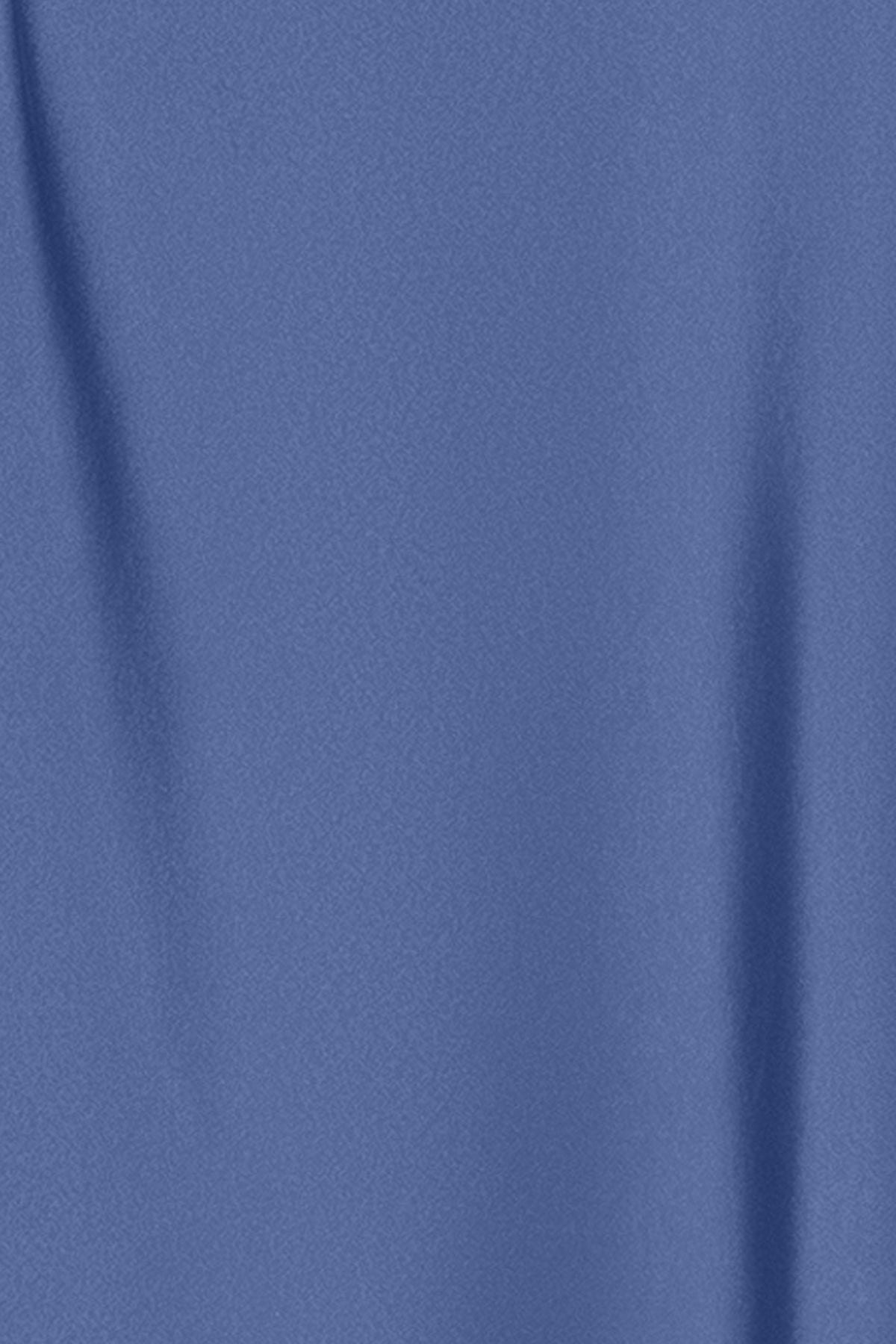 Petite "Colette" Satin Ruched Trim Dress - Slate | Betsy & Adam