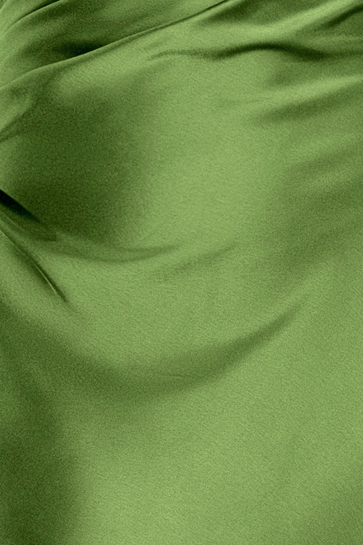 "Magnolia" Satin One Shoulder Dress - Moss | Betsy & Adam
