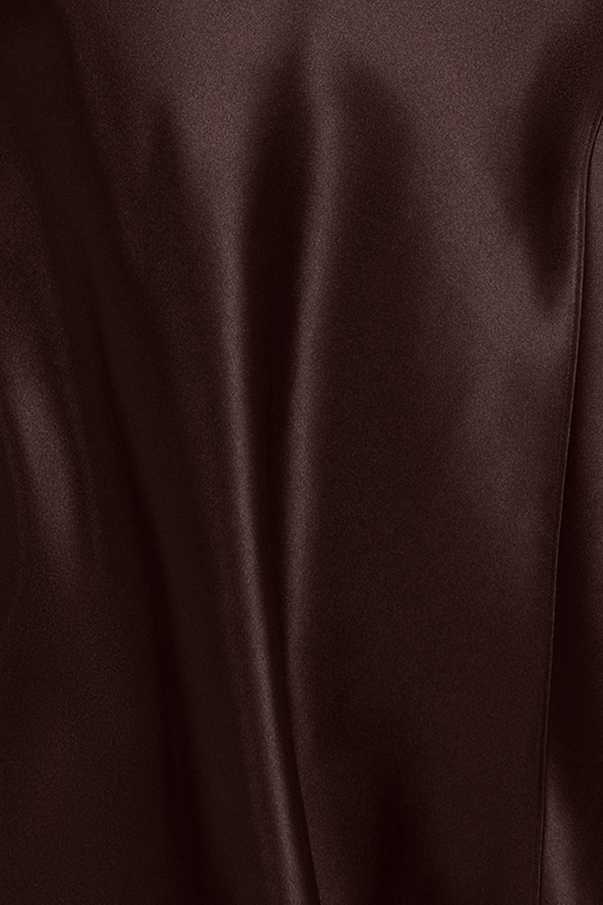 Plus "Sofia" Satin Drop Shoulder Dress - Brown | Betsy & Adam