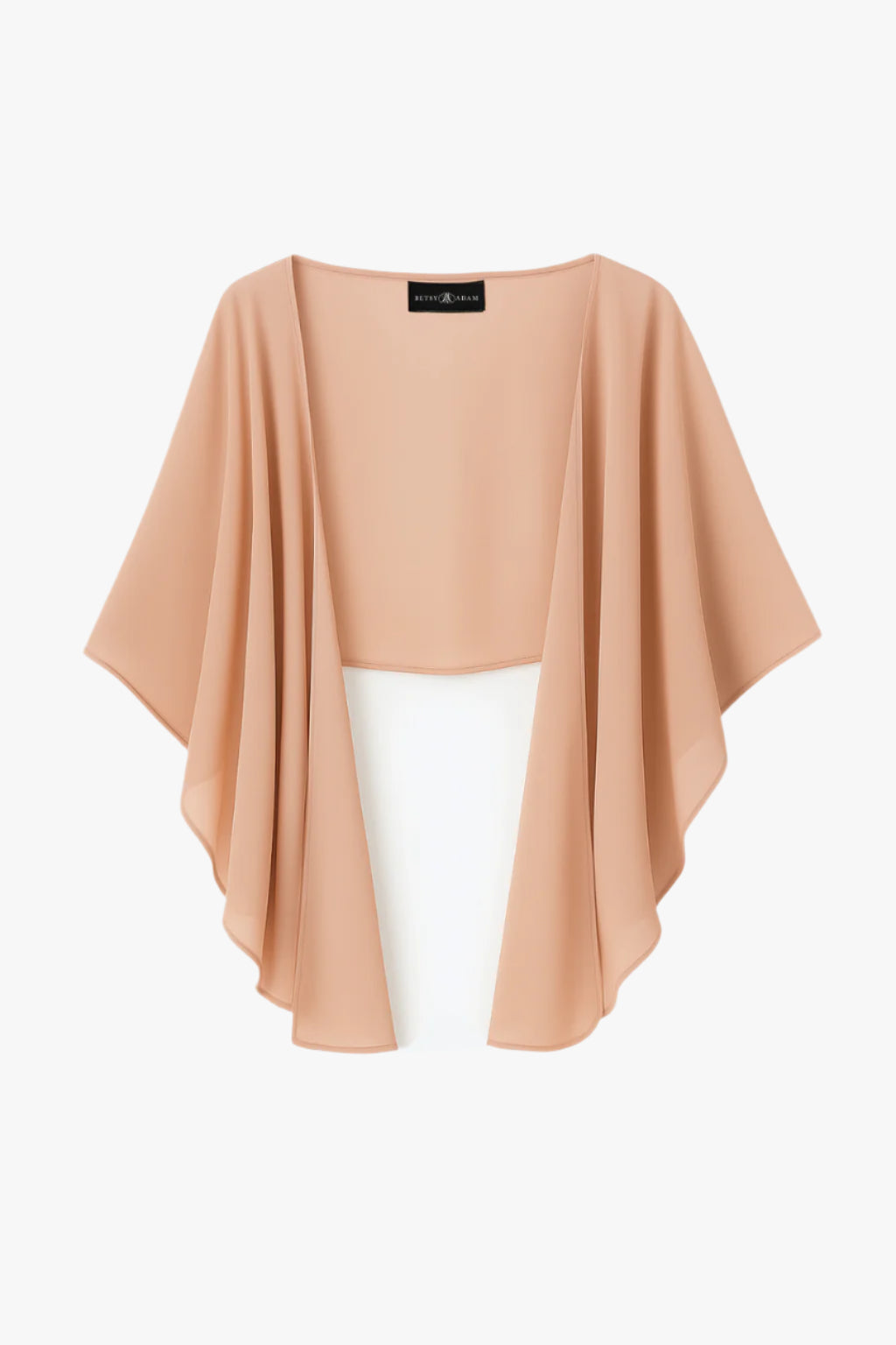 "Bernadette" Chiffon Shawl Wrap - Mulberry | Betsy & Adam