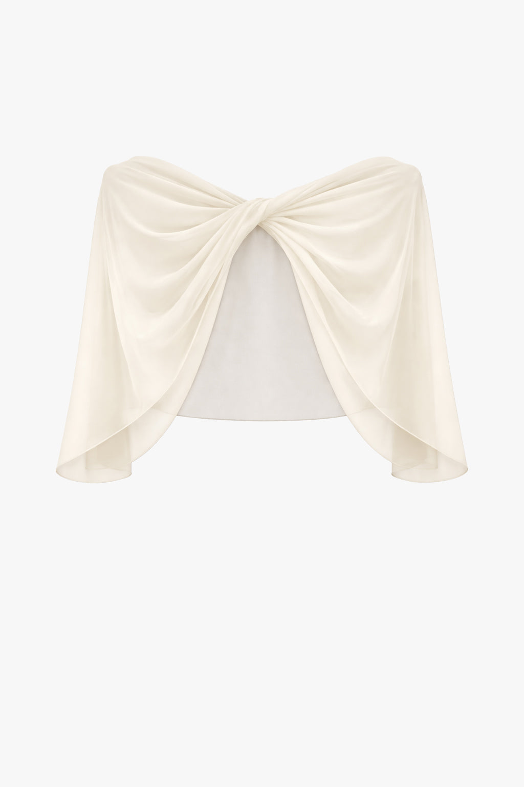 "Nikita" Chiffon Twist Shawl Wrap - Black | Betsy & Adam