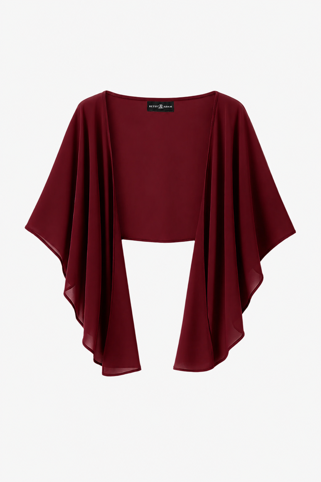"Bernadette" Chiffon Shawl Wrap - Olive | Betsy & Adam