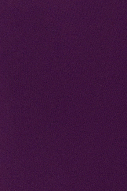 "Lillian" Techno Scuba Ruched Dress - Plum | Betsy & Adam